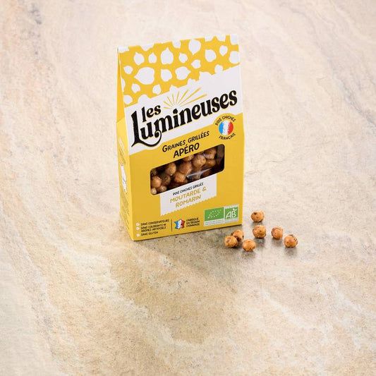 Les Pois Chiches grillés moutarde et romarin  BIO "Les Lumineuses"