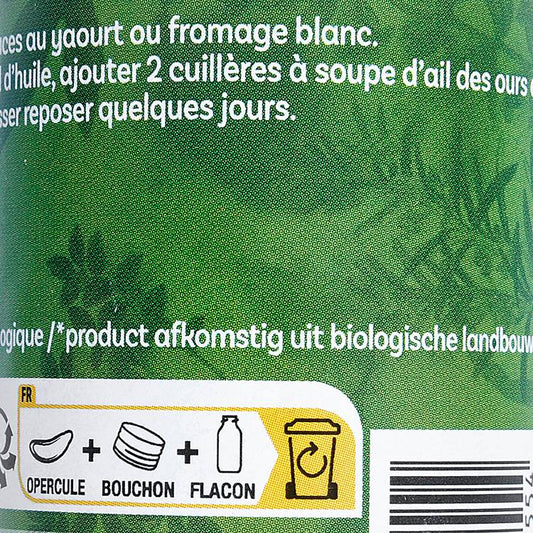 L'Ail des ours coupé  BIO