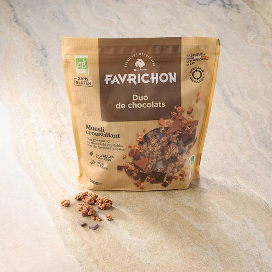 Le Muesli croustillant duo de chocolat BIO et sans gluten