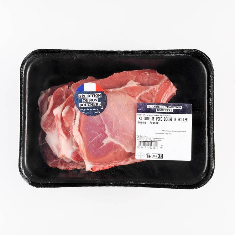 Les Côtes de porc échine