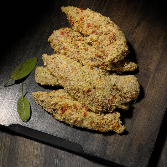 Les Aiguillettes de poulet panées à l'italienne