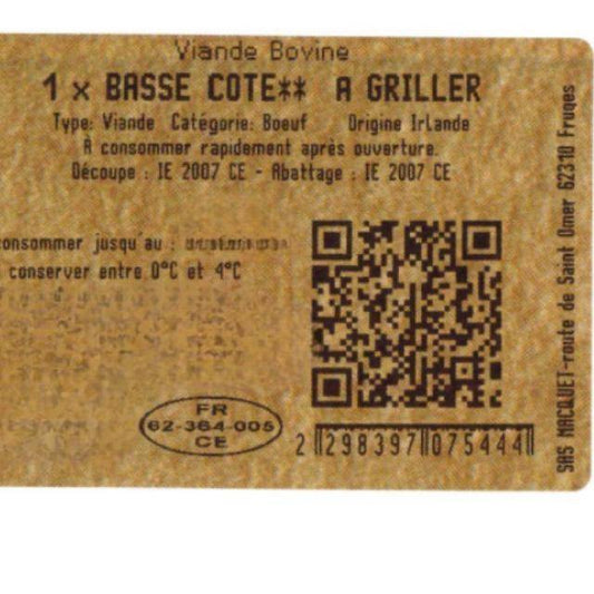 La Basse côte de bœuf Angus à griller **