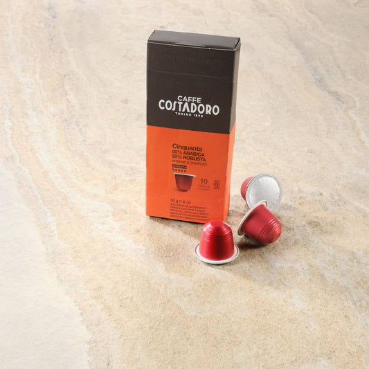 Le Café 50% robusta en capsule