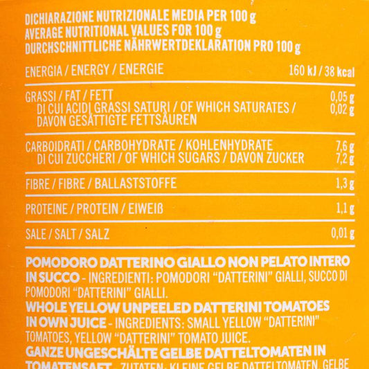 Les Tomates datterino orange entières "Così Com'è"