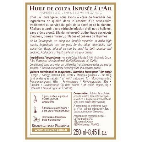 L'Huile infusée à l'ail "La Tourangelle"