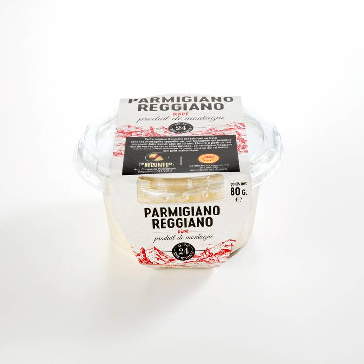 Le Parmigiano reggiano DOP râpé 24 mois