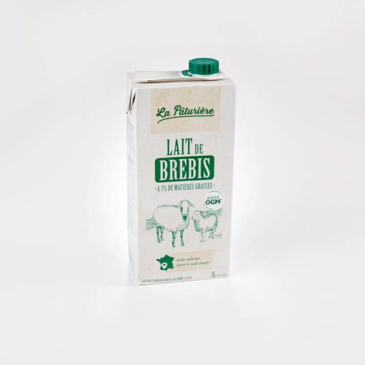 Le Lait de brebis demi-écrémé UHT "La Pâturière"