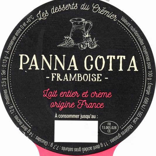 La Panna cotta framboise