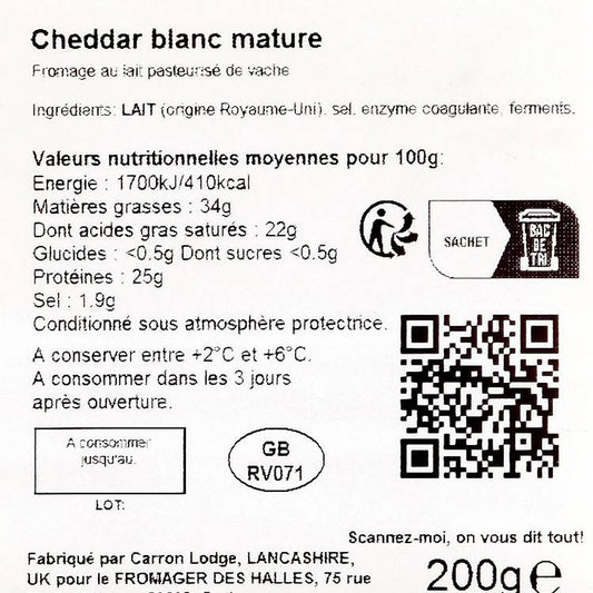Le Cheddar mature