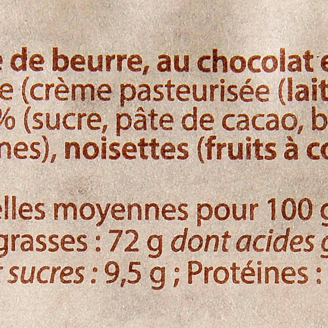 Le Beurre au chocolat noisette