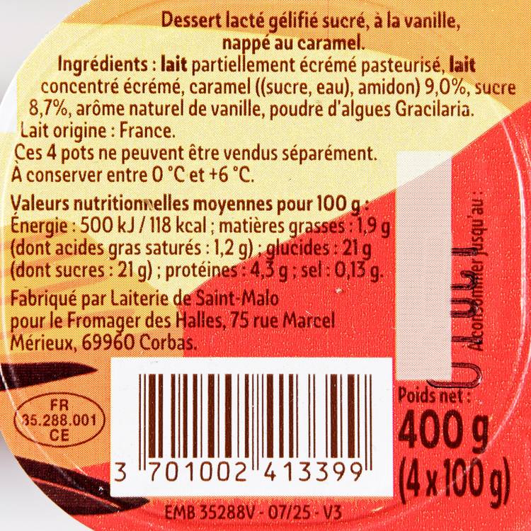 Les Flans vanille caramel