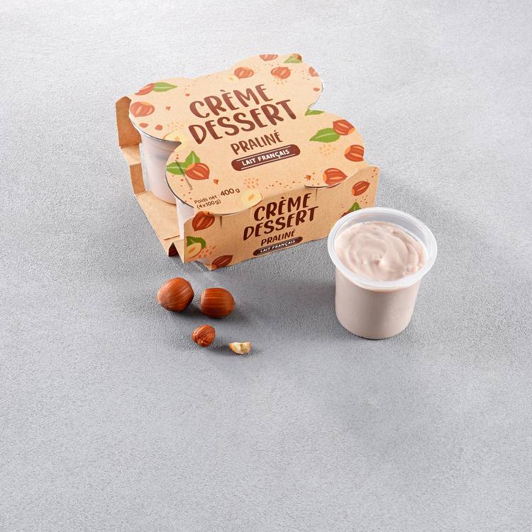 Les Crèmes dessert praliné