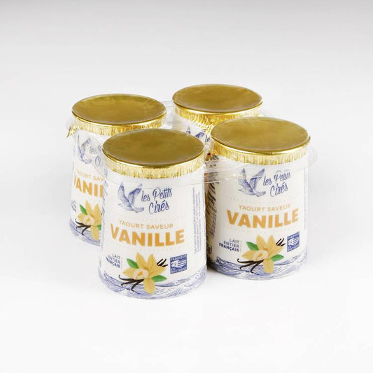 Les Yaourts saveur vanille "Les Petits Cirés"