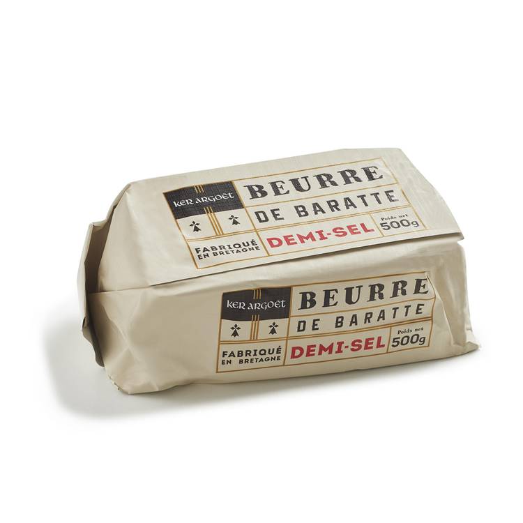 Le Beurre de baratte demi-sel "Ker Argoët" 500g