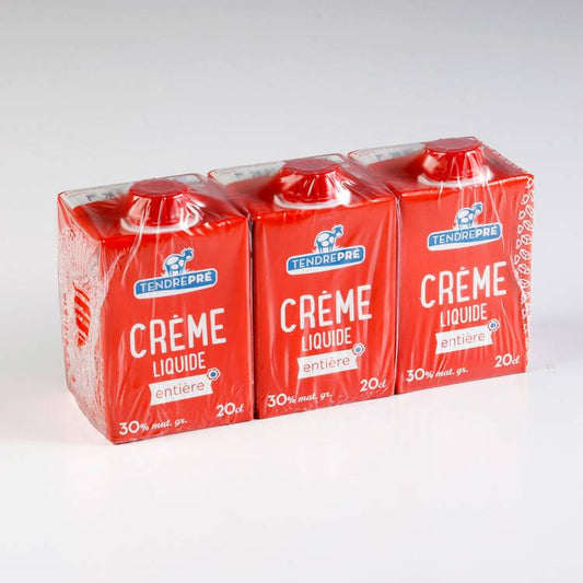 La Crème liquide entière UHT 30%