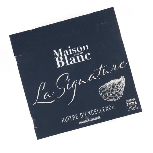 Les 12 huîtres d'excellence "Maison Blanc" n°3
