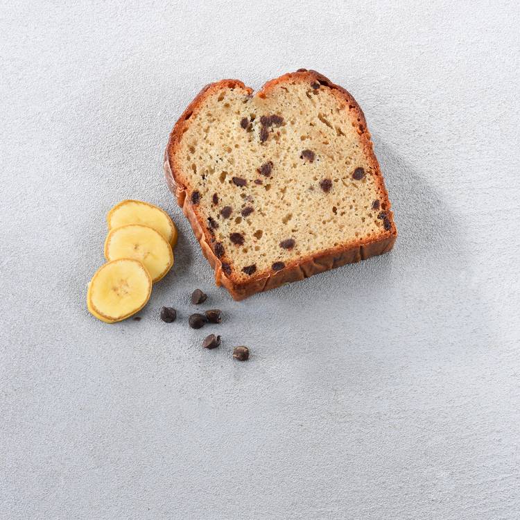 Le Banana bread aux pépites de chocolat